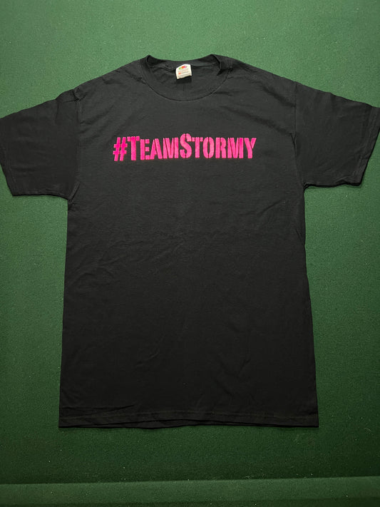 Team Stormy Black w/Pink Logo