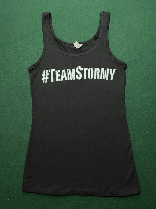 Team Stormy Tank Top Black w/ White Logo